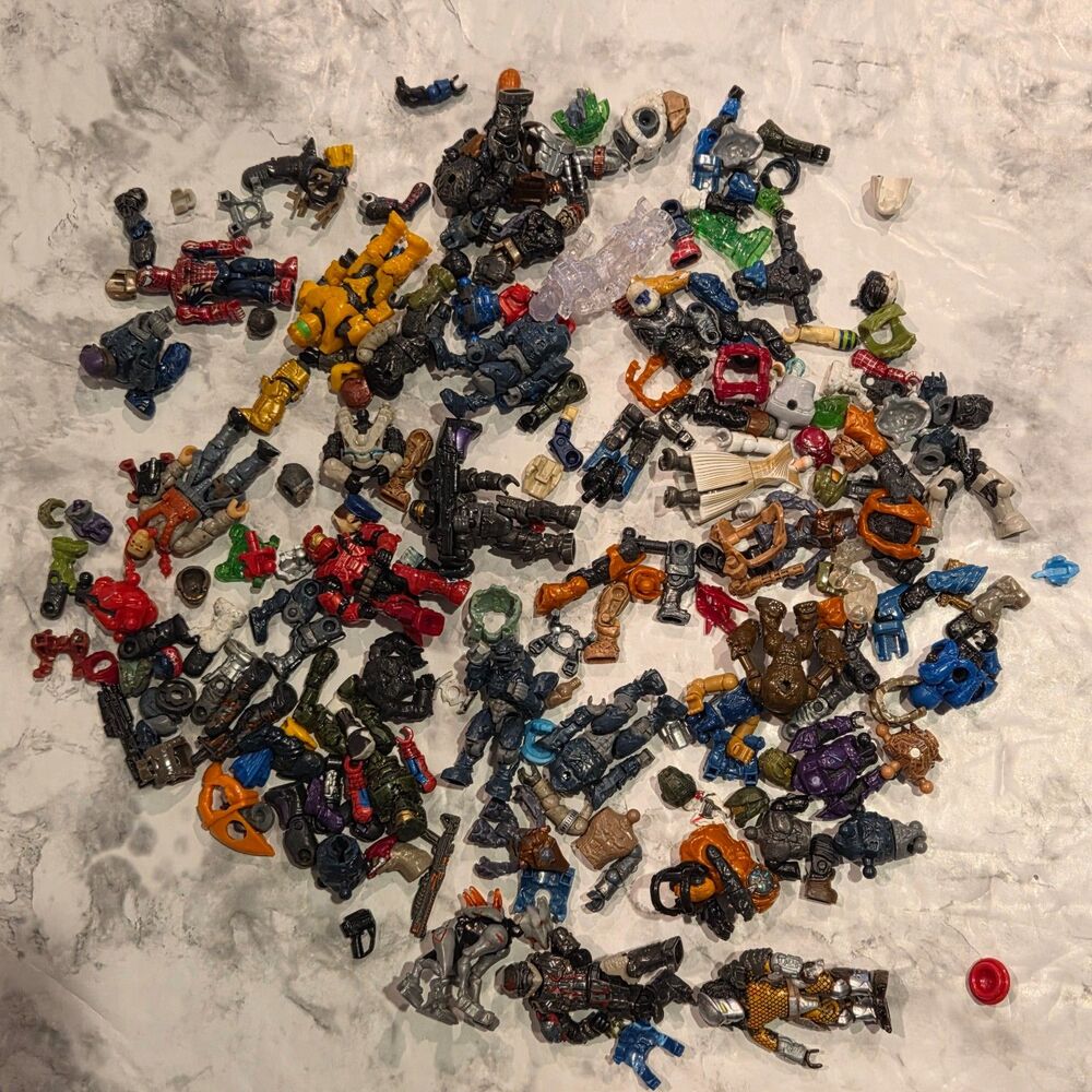 Mega Construx HALO Lot USNC Spartan Master Chief Jackal Weapons Various Parts